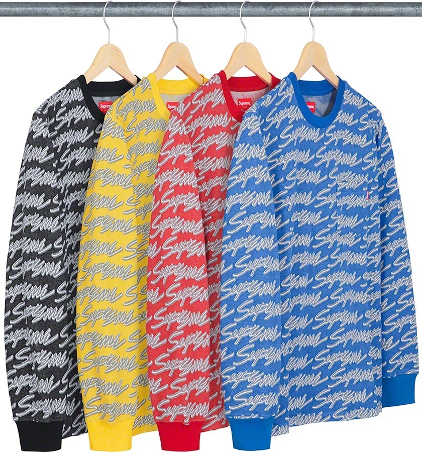 Signature Script Logo L/S Pocket Tee